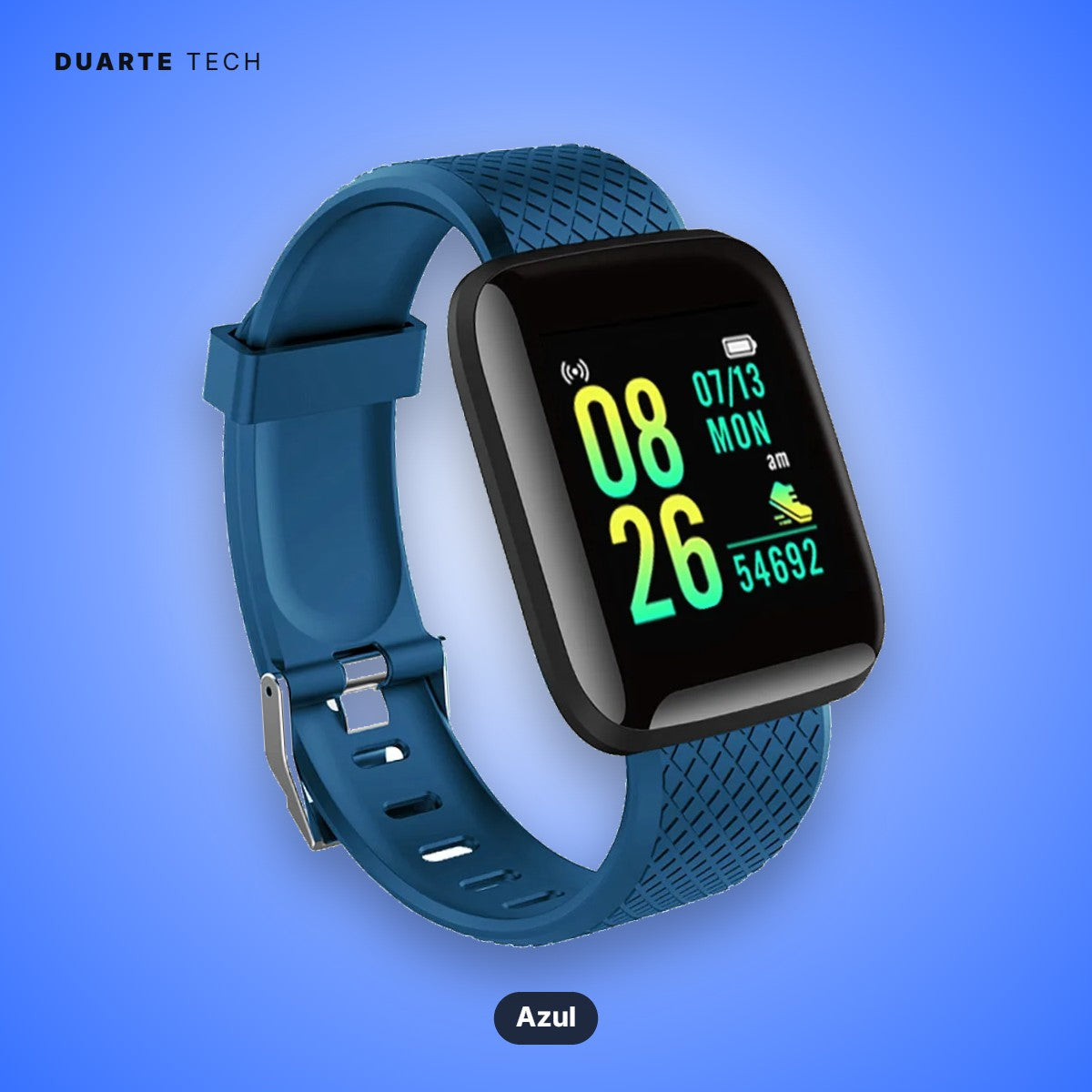 Smartwatch Active — Fitness, Notificações e Música